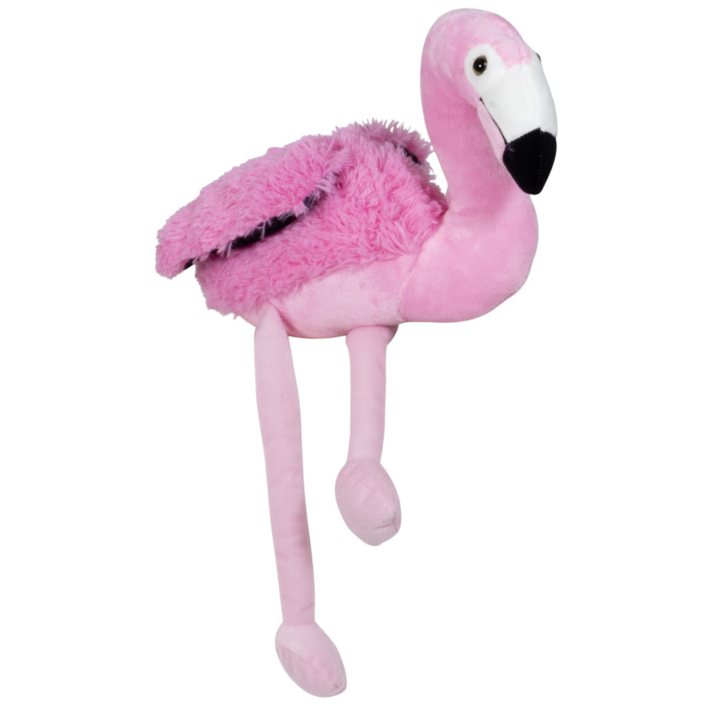 WWF Plüschtier Flamingo 50cm Kuscheltier Stofftier lebensecht Vogel Pink Rosa 