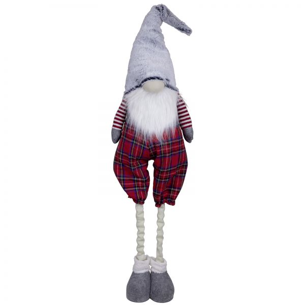 2x XL Wichtel Beine ausziehbar 70-100cm (95-125cm) Weihnachten Deko Figur Gnom