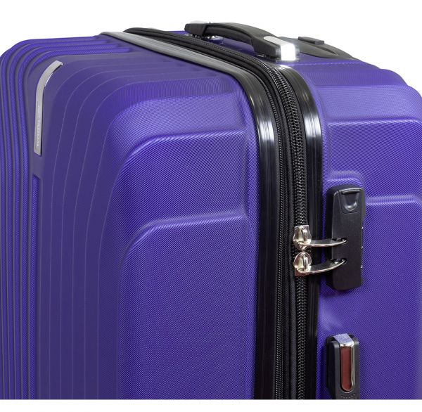 XXL Hartschale Reisekoffer Koffer 83 cm groß Trolley 120 Liter 4 Rollen 5 Farben