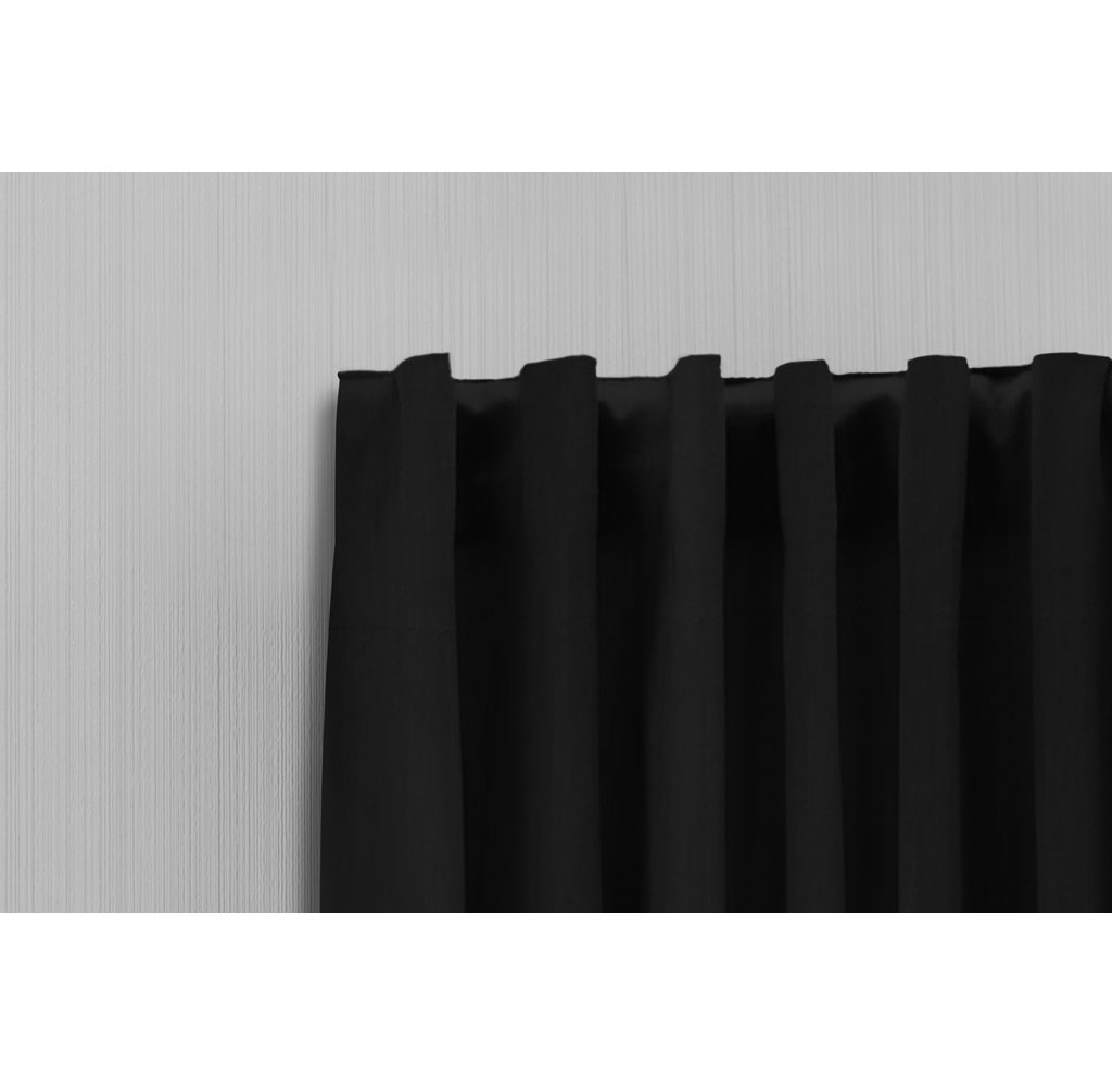 Doppelpack Verdunklungsvorhang mit Metallhaken Maße ca.150x250cm Vorhang Gardine 