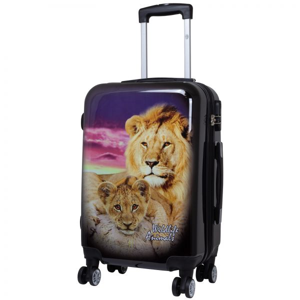 Polycarbonat Koffer- und Kofferset 3tlg Löwe