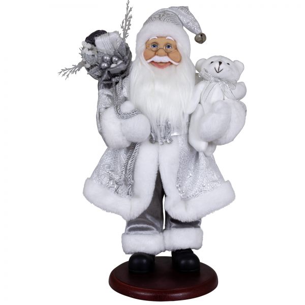 Weihnachtsmann 45cm Olaf auf Podest