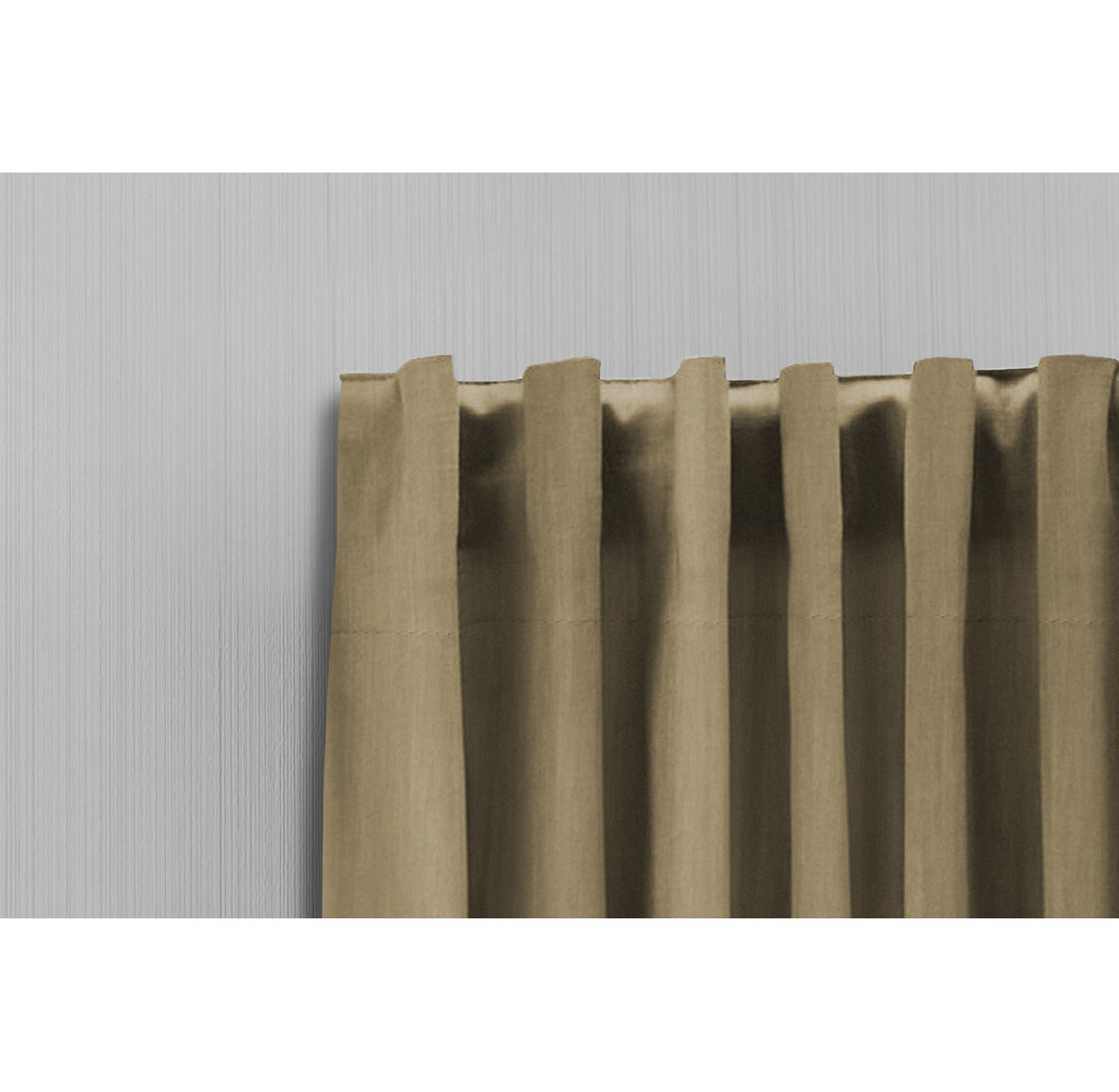 Doppelpack Verdunklungsvorhang mit Metallhaken Maße ca.150x250cm Vorhang Gardine 