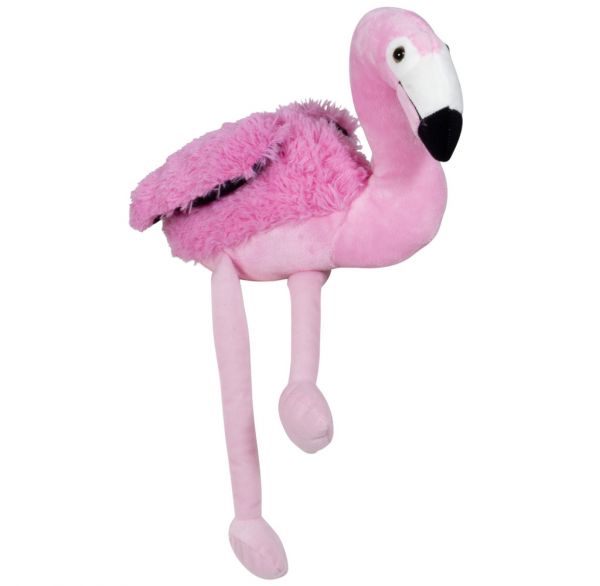 Plüschtier und Rucksack Flamingo